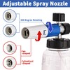 Foam Cannon for Pressure Washer with Dual Connector Accessory, FENG