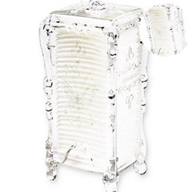 Vanity Storage Organizer Makeup Cotton Transparent Storage Case