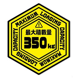SignStore Hex-shaped Stickers, Approx. 4.9 x 4.3 inches (12.5 x 11 cm), Multicolor, Vinyl, Made in Japan, Waterproof, car_natural_04 (350 Load Capacity)