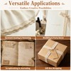 5 Rolls Cotton Lace Trim, Beige Lace Ribbon 25 Yards