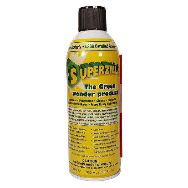 300 ML (10.14 oz) Aerosol Can of Superzilla "The Green Wonder Product"