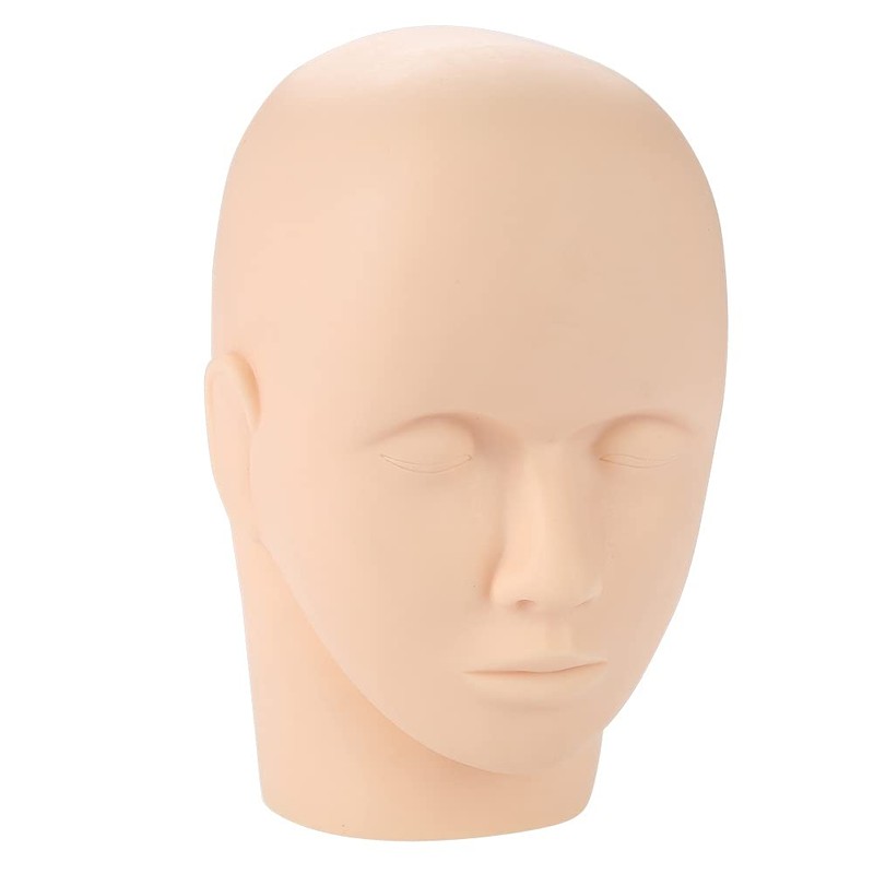 Lash Mannequin Head, Practice Training Head for Make Up and