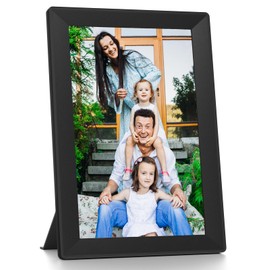 FOOJOE Digital Picture Frame WiFi10.1inch - Smart Touch Screen Digital Photo Frame Uhale - IPS HD Display Screen Electronic Photo Frame 16GB Memory - Send Photos and Videos Instantly via Uhale
