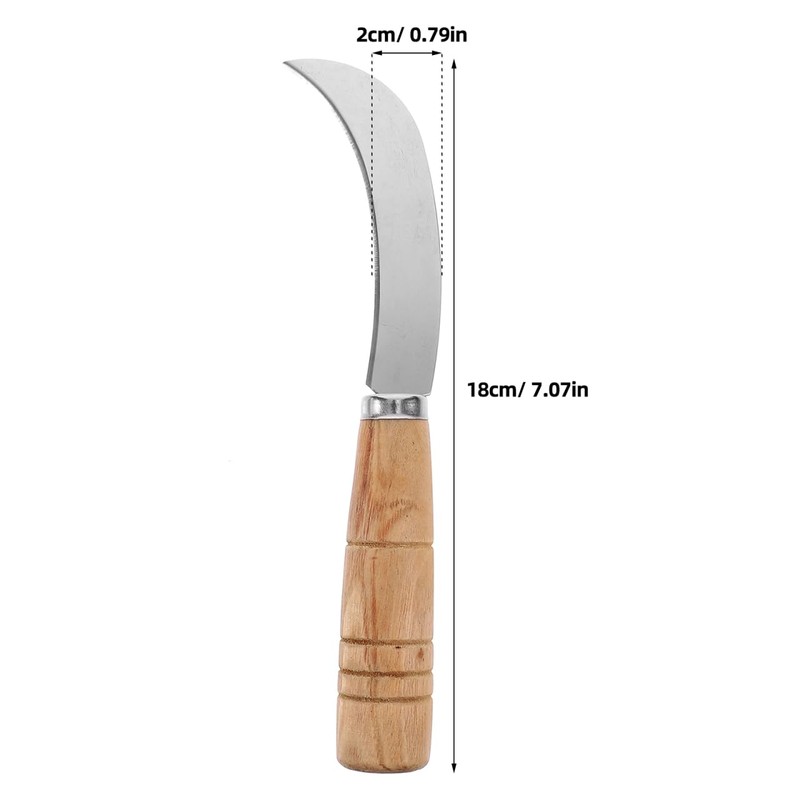Garneck Fruit Knife Stainless Steel Multifunctional Fruit Cutter Pineapple Banana