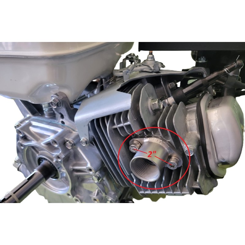 Straight Muffler with SS adapter for Predator 301cc & 420cc,