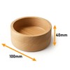 EKFJAELL Decorative Wooden Bowl 10 x 4 cm Made of