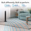 Vornado OZI42DC Tower Fan with Remote and Timer, Oscillating Standing