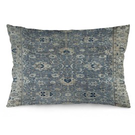 Mamibola Antique Turkish Hereke Rug Print 12 Throw Pillow Cover 12"x20" Soft Velvet Decorative Throw Pillow Case Cushion Case for Home Decor Living Room Bed Couch Car