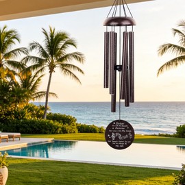 FACULX 35" Memorial Wind Chimes for Loss of Sister Sympathy Gift, Memorial Sympathy Gifts for Loss of Sister, Bereavement Gift for Loss of Sister, Tree of Life Windchimes in Memory of Sister Gifts