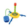 2 in 1 Jump Launchers for Kids Foam Bubble Blower