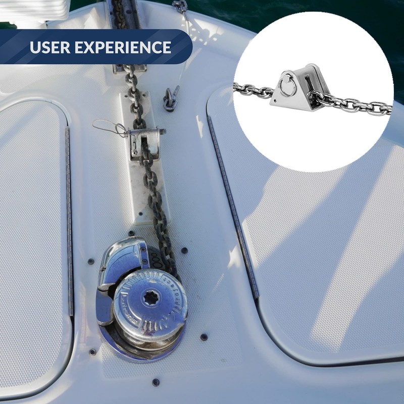 Five Oceans Stainless Steel Anchor Chain Lock Stopper for 3/16-Inch