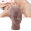 Female Bald Head Mannequin PVC Soft Rubber Human Skin Texture