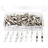 iexcell 100 Pcs 2 Inches / 51 mm Steel Alligator