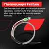 812-4470 Quadrafire Thermocouple Compatible with Castile, Contour, Mt Vernon, Santa