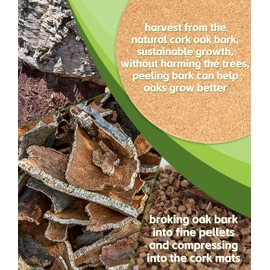 KITLAB Cork Plant Coasters, 4 Sizes Double Layers 4/6/8/10 Inch Cork Planter Coaster, Absorbent Cork Plant Mats, Cork Plant Coasters for House Plants, 8 Pcs