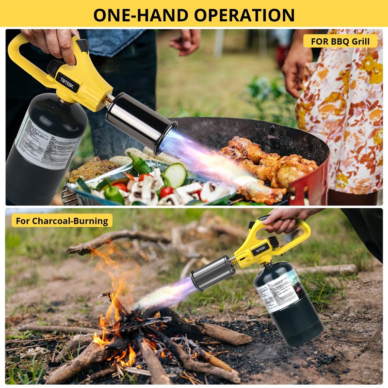 TBTEEK Powerful Propane Torch Head, Sous Vide Grill Cooking Torch