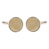 cravateSlim Cufflinks Beige, beige