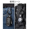 TISUR Round Carabiner Key Holder, Small, Stylish, Car Key Ring,