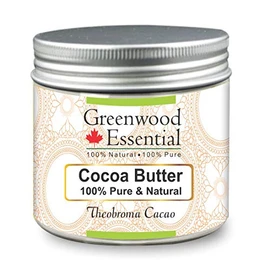 Greenwood Essential Cocoa Butter (Theobroma cacao) Natural Therapeutic Grade 100gm