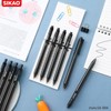 Sikao Black Pens Bulk, 60 Pack Retractable Ballpoint Pens, Black