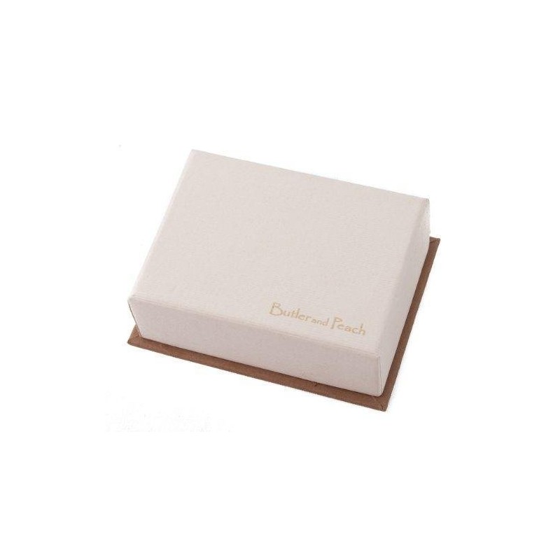 Butler & Peach Detailed Small Solid Bronze Fox Sitting Boxed