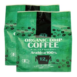 Seijo Ishii Organic Drip Coffee 0.4 oz (12 g) x 10 Packs x 2 Bags