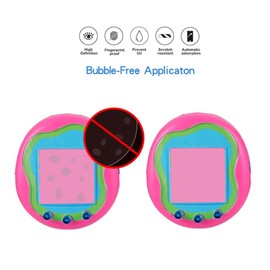 MIHENCE Tamagotchi Uni Compatible Protective Film, PET HD Screen Protector [Pack of 3]