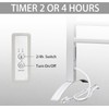 KEG Towel Warmer 8 Bars for Bathroom Freestanding or Wall
