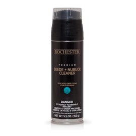 Rochester Premium Suede + Nubuck Cleaner, Suede & Nubuck Cleaner with a Built-In Scrub Brush Cap, Shoe Accessories, 5.5 oz.