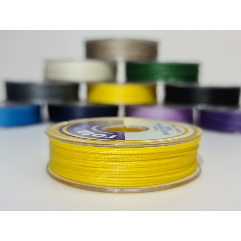 Whipping Twine 1mm 25mt Polyester Waxed Thread Spool (Grey)