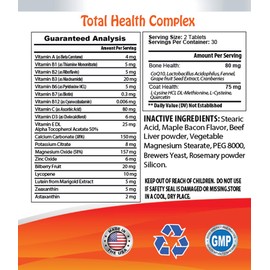 MY LUCKY PETS LLC Old cat Supplements - CAT Total Health Formula - Hair Skin Teeth Eye Urinary Health - Immune Boost - Vitamins for Cats Kidney - 1 Bottle (60 Tablets)