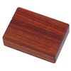 UOOOM Wooden Ring Box, Mini Portable Solid Wood Ring Box