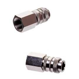 Rectus 21 style quick 1/4" BSP Thread - Female Clunk Click Micro-Bore - Quick releasing