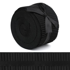 Black Jelly Roll Fabrics, Jelly Rolls for Quilting, Quilting Fabric, Jelly Roll Fabric Strips for Quilting Home Decor, Blanket Crafting Patchwork