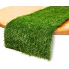JJA Faux Grass Table Runner Reusable Artificial Grass 90 X