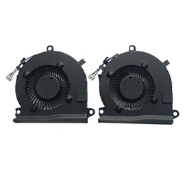 (2 Pack) CPU Cooling Fans Intended for HP Pavilion Gaming 15-EC 16-A Series Laptop L77560-001 15-ec1000 15-ec1073dx 15-ec0751ms 15-ec1015nu 15-ec1009na 15-ec0901na 16-a0075cl 16-a0032dx