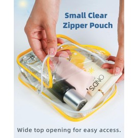 1 Packing Cubes Quart Size Travel Bag Tsa Approved Clear Toiletry Bag Small European International Must Haves Long Flight Airplane Essentials for Flying Toiletries Liquids Accessories Men Women