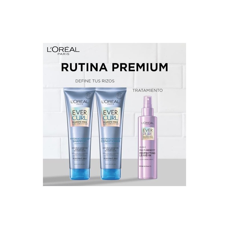 L'Oréal Paris Ever Curl Shampoo Con Aceite De Coco Define