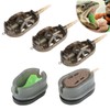 Goerpn Carp Fishing Feeders Method Feeder with Fishing Weights 40g