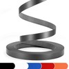 ZYJT PVC Edge Banding, 3/4" x 25ft Non Glued Chrome