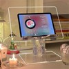 Cozioz Acrylic Laptop Stand - Adjustable Height, Foldable & Portable