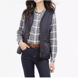 Barbour® Betty Quilted Vest | 4 | Navy | $145