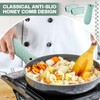 Patelai 8 Pcs Silicone Pot Holders Cast Iron Handle Cover