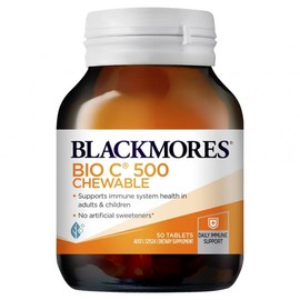 Blackmores Buy Blackmores Bio C 500 Chewable 50 Tablets Online | Chempro Chemists