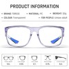 TOREGE Stylish Safety Glasses For Men, Safety Goggles Eye Protection
