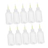 Gatuida 4sets Glue Dispenser Bottles Squeeze Dropper 50ml for Needle