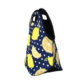 Wrapables® Insulated Neoprene Lunch Bag, Lemons