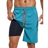 difficort Mens Swim Trunks Quick Dry Bathing Suit 9 inch