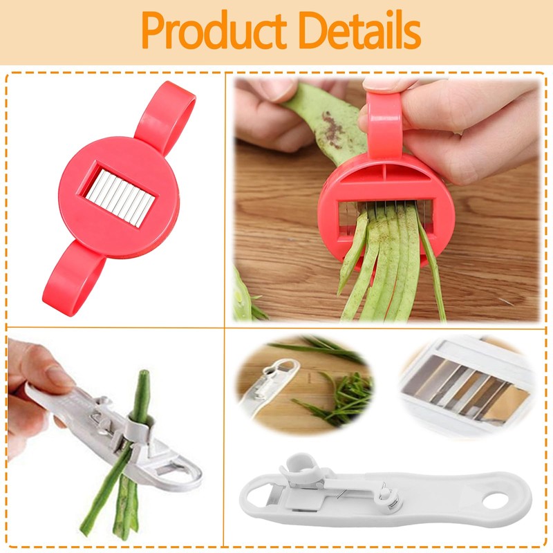 2Pcs Runner Bean Slicer, Runner Bean Slicer and Stringer UK,