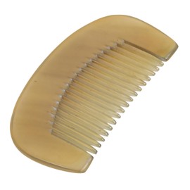 Healvian Natural Horn Massage Comb Portable Hair Tangle Remover Scalp Stimulator